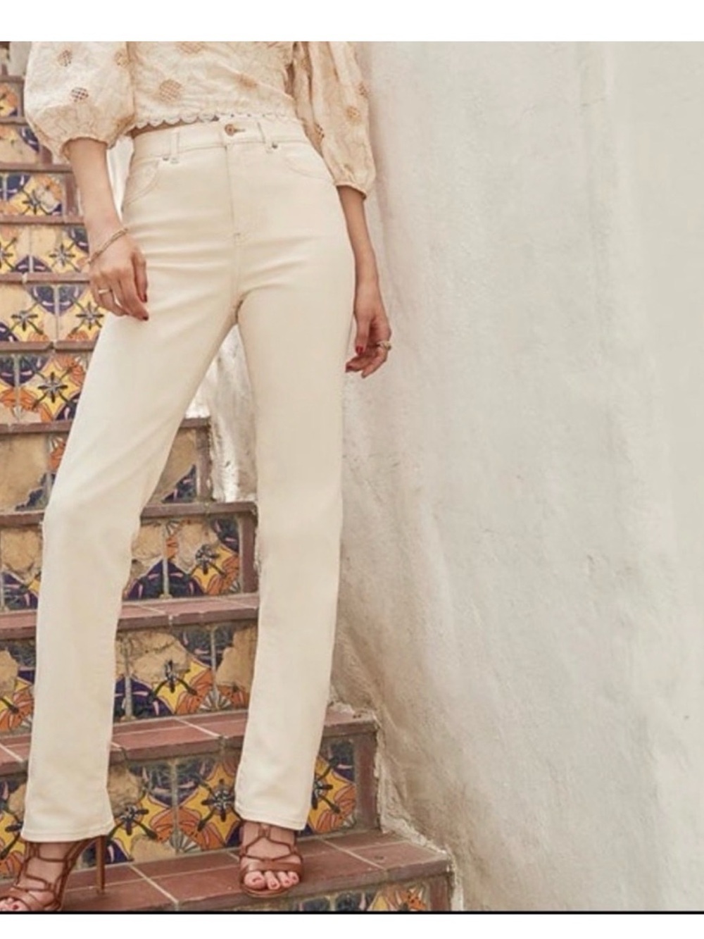 EXPRESS Modern Straight Super High Rise Demin